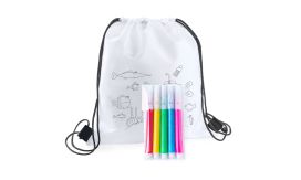 Carle, rucsac de colorat, alb