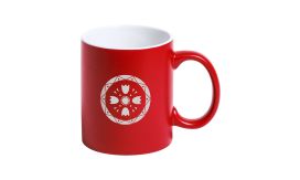 Covory, cană, roșu/alb