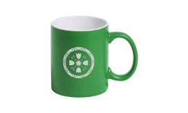 Covory, cană, verde/alb