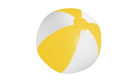 Playo, minge de plaja (ø28 cm), galben/alb