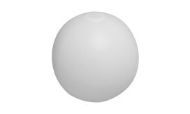 Playo, minge de plaja (ø28 cm), alb