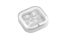 Clarin, căști pentru telefon, alb/alb