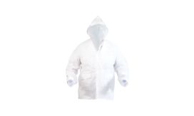 Hailo, geacă de ploaie, alb