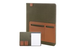 Capudo A4, Mapă documente, canva reciclat, verde