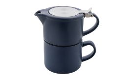 Gongmei, Set pentru ceai, albastru închis