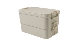 Duplox, cutie pentru prânz, stivuibilă, natural