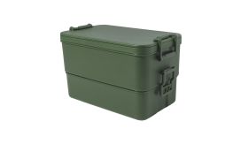Duplox, cutie pentru prânz, stivuibilă, verde