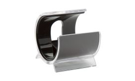 Barry, suport telefon mobil, negru/transparent