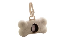 Bocin, dispenser pungi pentru excremente câini, bej