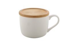 Athena, cană din porțelan, alb