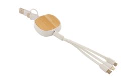 Rabsle, cablu încărcare, USB, alb