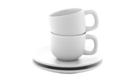 Caturra, Set cești expresso, alb
