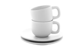 Caturra, Set cești expresso, alb