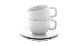 Caturra Plus, Set cești capuccino, alb