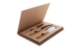 Fontina, Set de cuțite pentru brânză, natural
