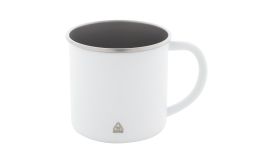 Hossa, Cană din oțel inoxidabil reciclat, alb