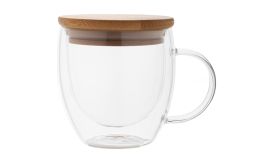 Grobina Mini, Cană termică din sticlă, transparent