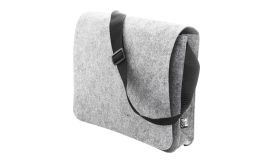Refelt Courier, geantă poştaş, fetru RPET, gri