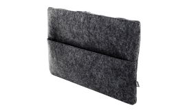 Refelt Comp, geantă pentru laptop din pâslă RPET, gri închis