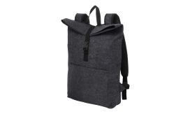 Refelt Roll, rucsac pâslă RPET, gri închis