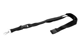 Revent Plus, lanyard, RPET, negru