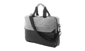 Dopuba, geantă pentru documente, RPET, gri/negru