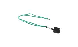 Corphon, lanyard RPET pentru telefon mobil, verde