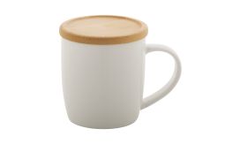 Hestia, cană porțelan, alb