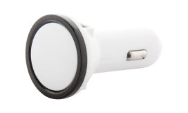 BiPower, încărcător USB pentru maşină, alb