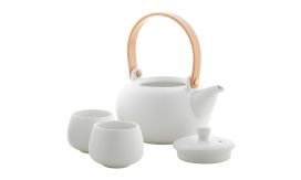 Sencha, Set pentru ceai, alb