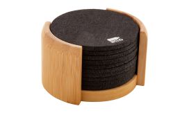Chiang, Set suport pahare, din bambus, negru
