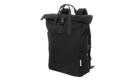 Rebyss Roll, rucsac din pânză reciclat, negru