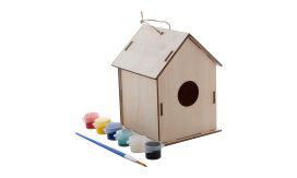 TItmice, casă pentru păsări, DIY, natural