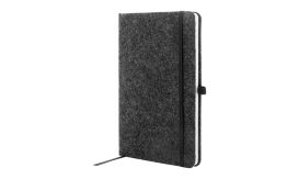 Refelt Note A5, carnet din fetru, RPET, gri închis