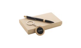 Specuset, set pix și breloc, negru