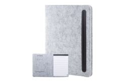 Refelt Meet A5, mapă documente, din fetru, RPET, gri