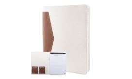 Carbasa A4, dosar pentru documente, din pânză reciclată, natural