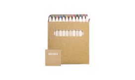 Lea, set 12 creioane colorate, natural