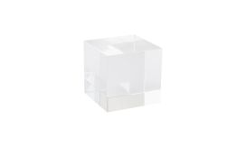 Tampa, cub sticla, transparent