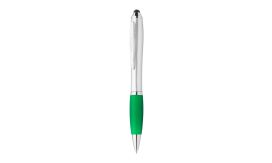 Tumpy, pix cu stylus touch screen, verde/argintiu