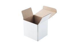 Three, cutie cană, alb