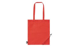 Berber, sacoșă de cumpărături, pliabilă, RPET, roșu