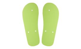 CreaPlaya, papuci de plajă personalizați, verde mentă