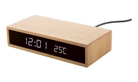 Molarm, încărcător fără fir cu ceas cu alarmă, natural