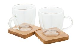 Mocaboo, Set espresso din sticlă, transparent