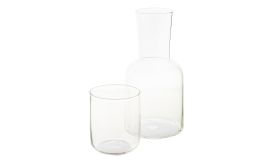 Palmer, Set carafă și pahar, transparent
