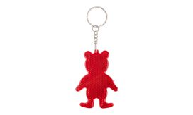 Safebear, breloc reflectorizant, roșu