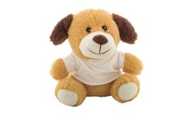 Rebark, cățel din pluș, RPET, maro