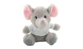 Retrump, elefant din pluș, RPET, gri