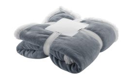 Sammia, pătură coral fleece, gri închis